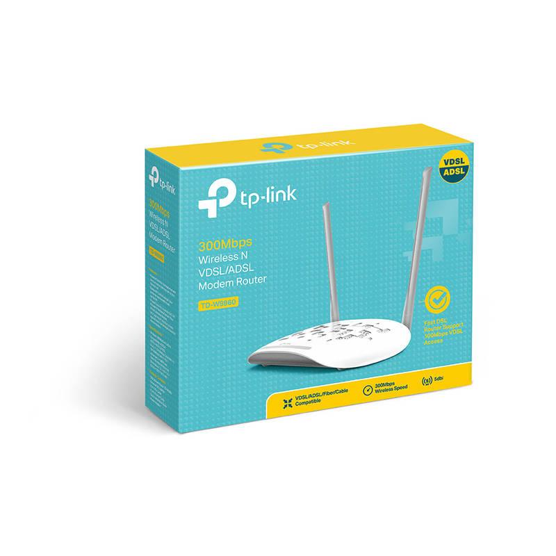 Router TP-Link TD-W9960 bílý, Router, TP-Link, TD-W9960, bílý