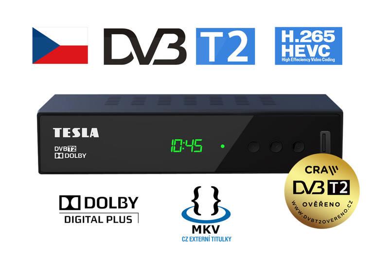 Set-top box Tesla Vista T2 černý