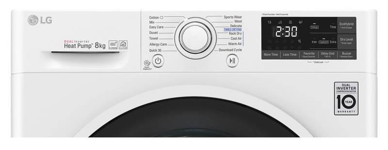 Sušička prádla LG RC82EU2AV4W bílá