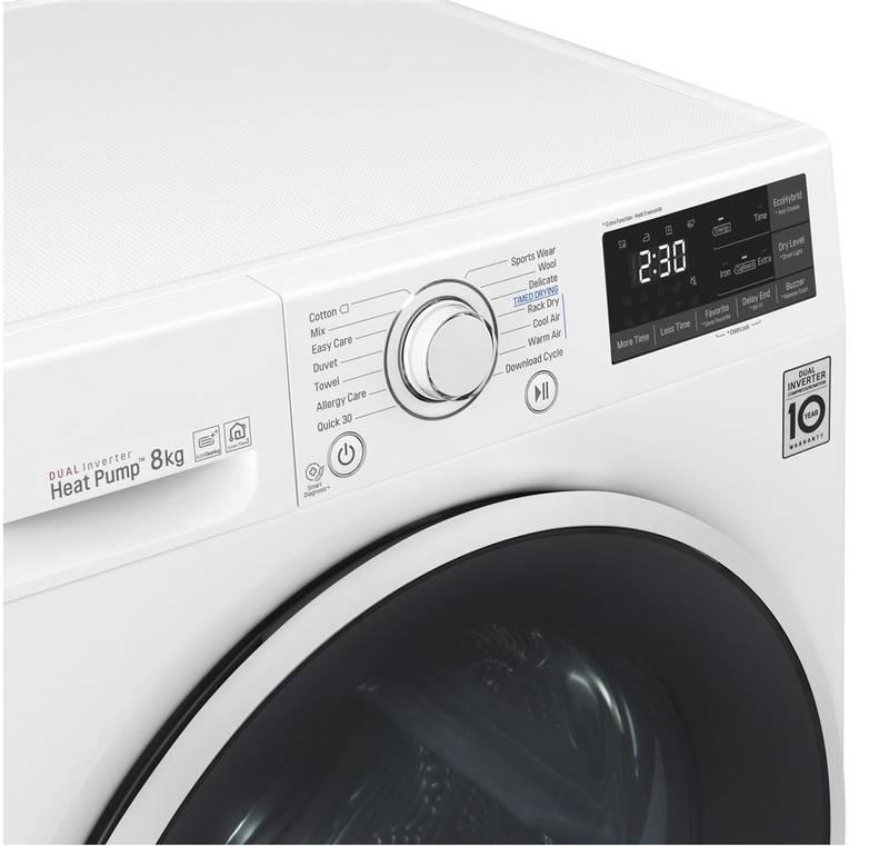 Sušička prádla LG RC82EU2AV4W bílá