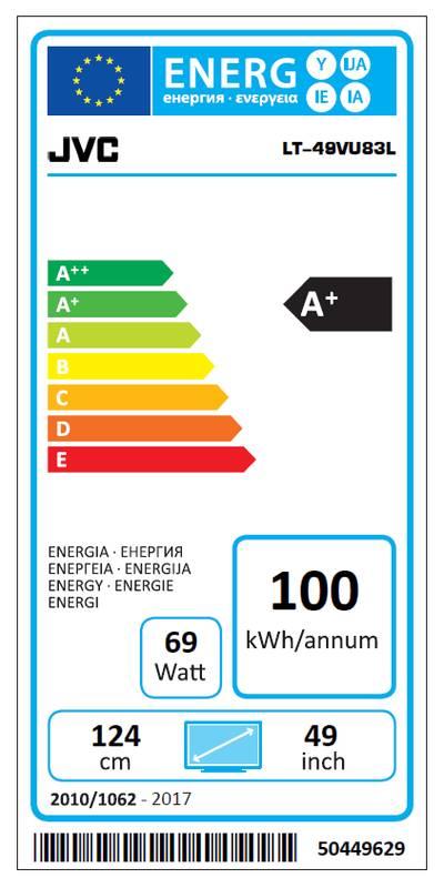 Televize JVC LT-49VU83L černá