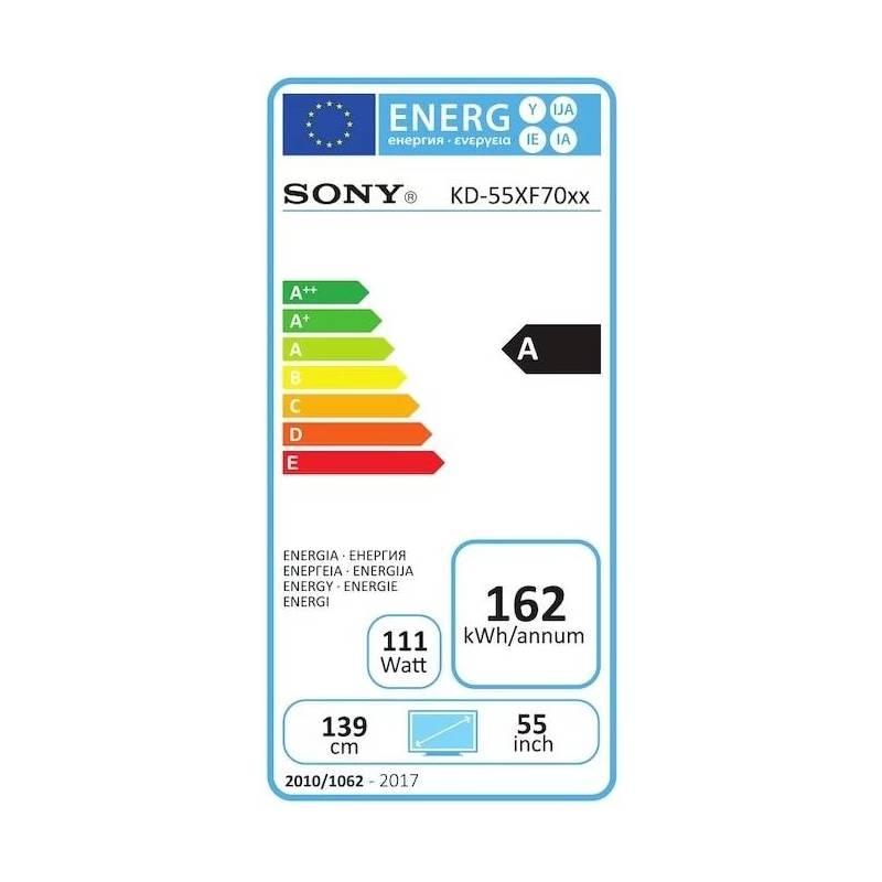 Televize Sony KD-55XF7005 černá