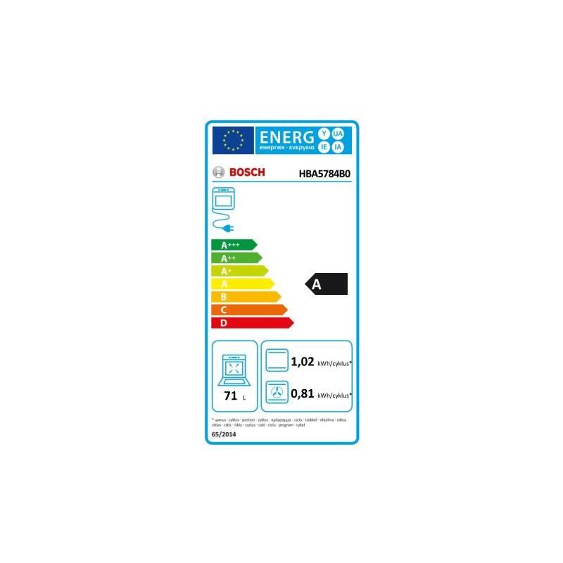 Trouba Bosch HBA5784B0 černá