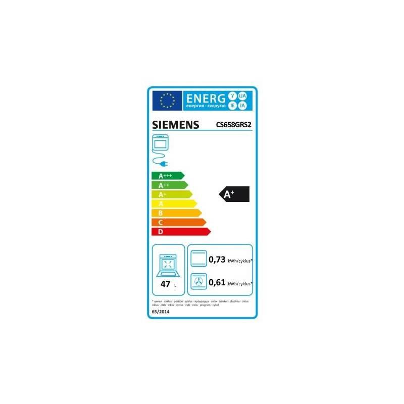 Trouba Siemens CS658GRS2 nerez, Trouba, Siemens, CS658GRS2, nerez