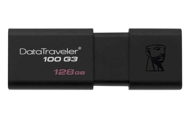USB Flash Kingston DataTraveler 100 G3 256GB černý