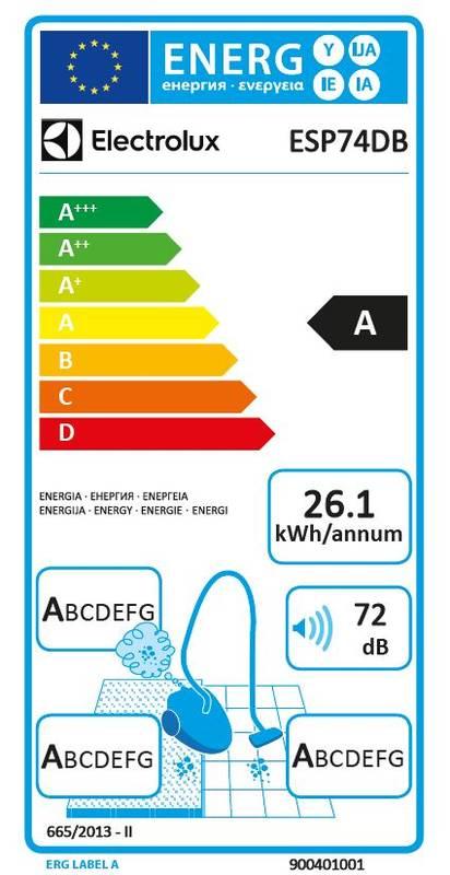 Vysavač podlahový Electrolux SilentPerformer ESP74DB modrý, Vysavač, podlahový, Electrolux, SilentPerformer, ESP74DB, modrý