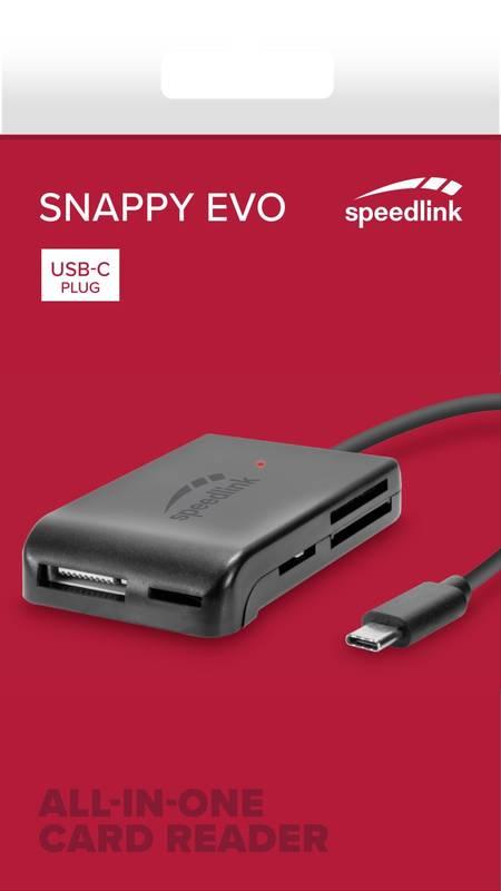 Čtečka paměťových karet Speed Link Snappy Evo All in One, USB-C