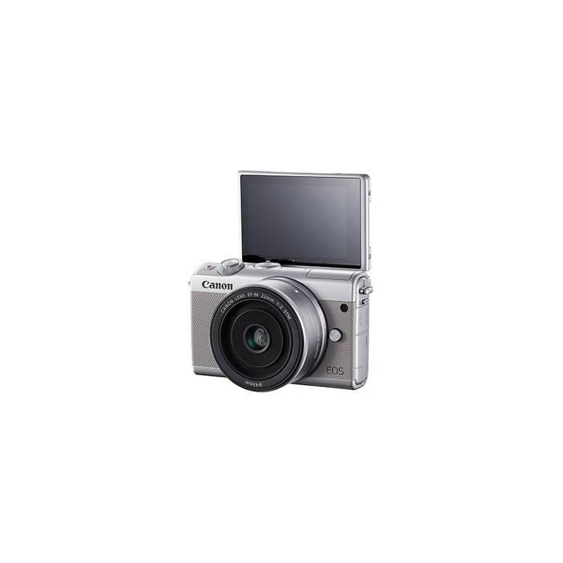 Digitální fotoaparát Canon EOS M100 M 15-45 EH31FJ 16 GB karta šedý, Digitální, fotoaparát, Canon, EOS, M100, M, 15-45, EH31FJ, 16, GB, karta, šedý