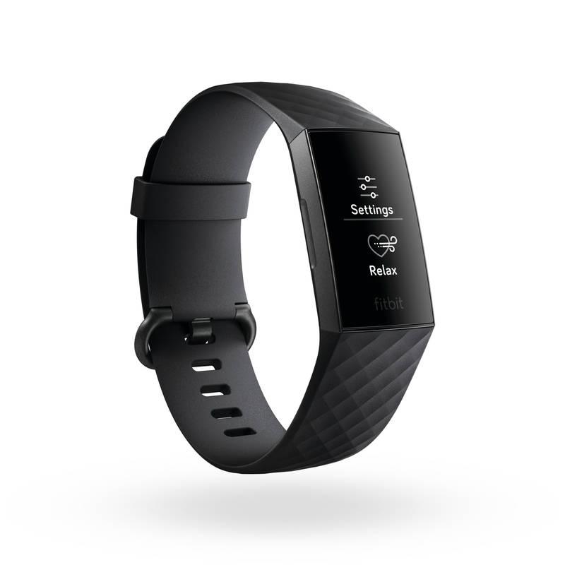 Fitness náramek Fitbit Charge 3 - Graphite, Black