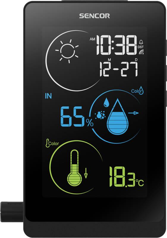 Meteorologická stanice Sencor SWS 8800 černá