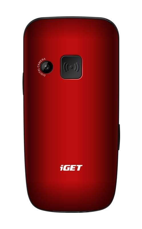 Mobilní telefon iGET D7 Single SIM červený, Mobilní, telefon, iGET, D7, Single, SIM, červený
