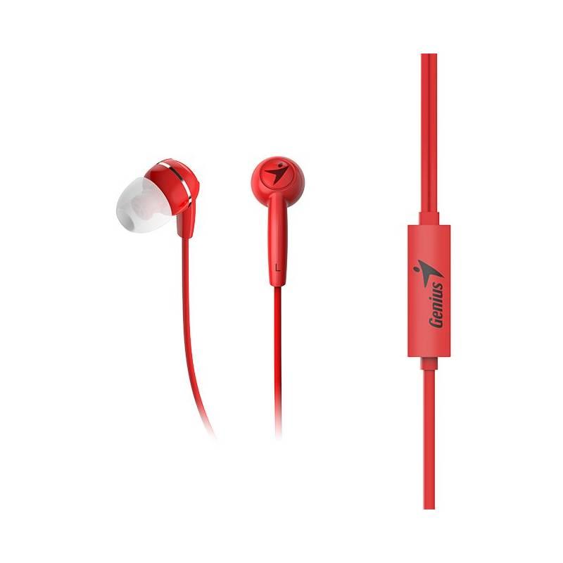 Myš Genius MH-8100 sluchátka červená