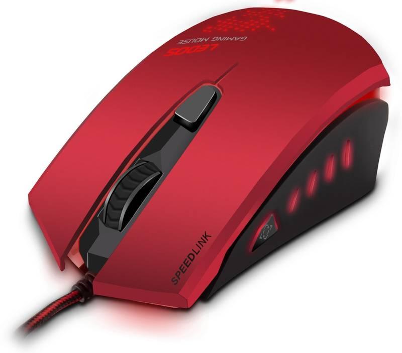 Myš Speed Link Ledos Gaming červená