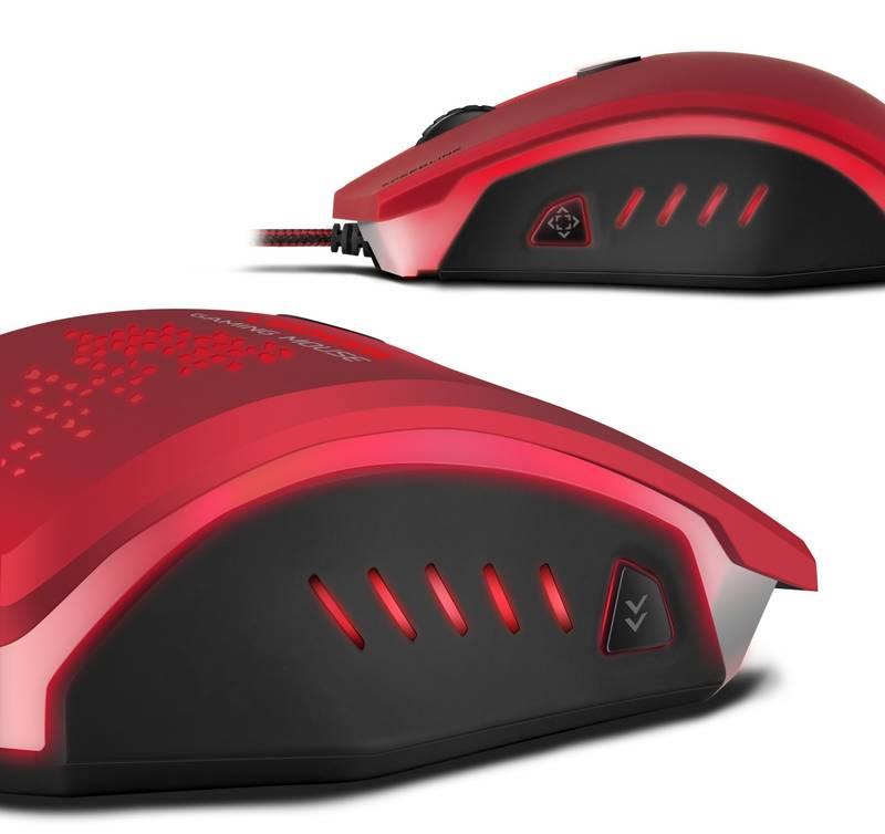 Myš Speed Link Ledos Gaming červená