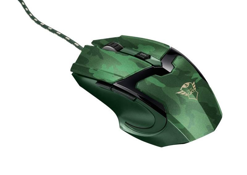 Myš Trust GXT Gaming 101D Gav - Junglle camo, Myš, Trust, GXT, Gaming, 101D, Gav, Junglle, camo