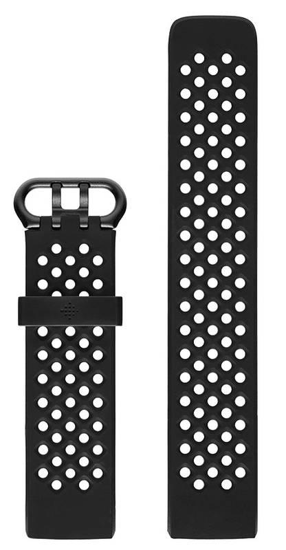Náramek Fitbit pro Charge 3 sportovní vel. S - černý