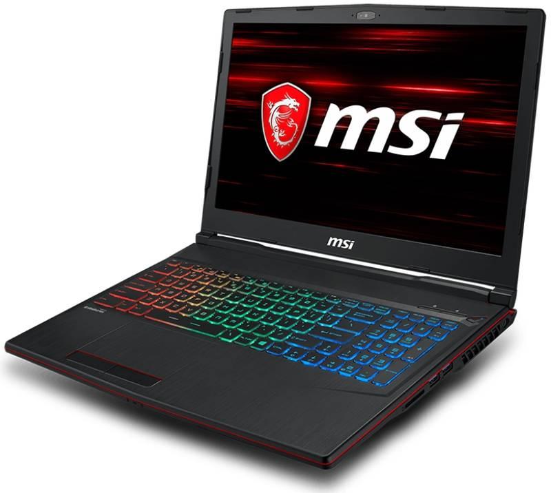 Notebook MSI GP63 8RE-499CZ Leopard černý