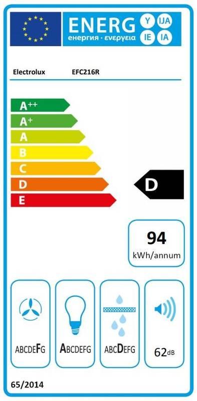 Odsavač par Electrolux EFC216R černý