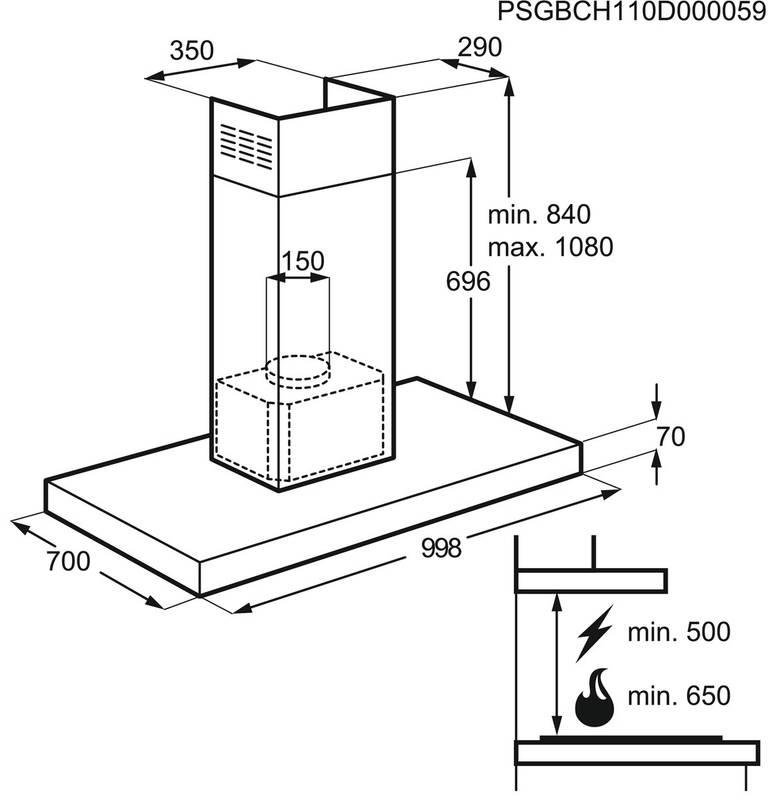 Odsavač par Electrolux EFI711X nerez