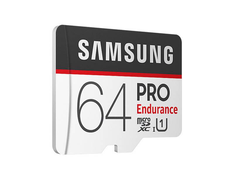 Paměťová karta Samsung Micro SDXC PRO endurance 64GB UHS-I U1 adapter