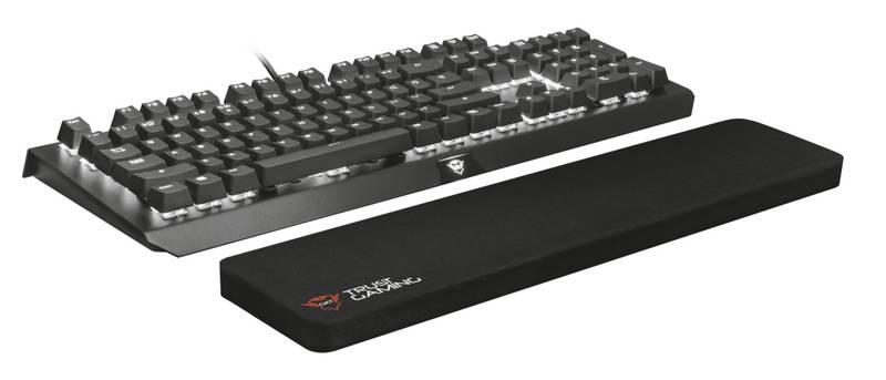 Podložka Trust GTX 766 Flide Keyboard Wrist Pad černá