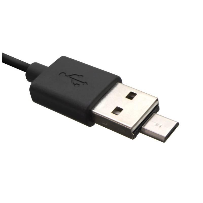 Redukce FIXED microUSB USB, OTG černá