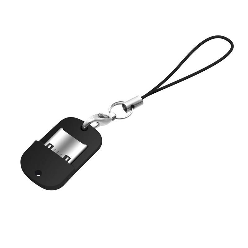 Redukce FIXED microUSB USB, OTG černá