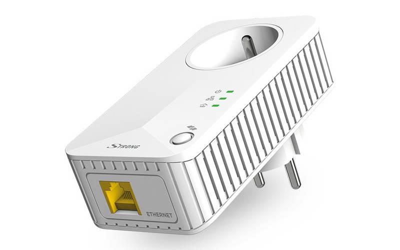 Síťový rozvod LAN po 230V Strong Powerline 500 DUO bílý