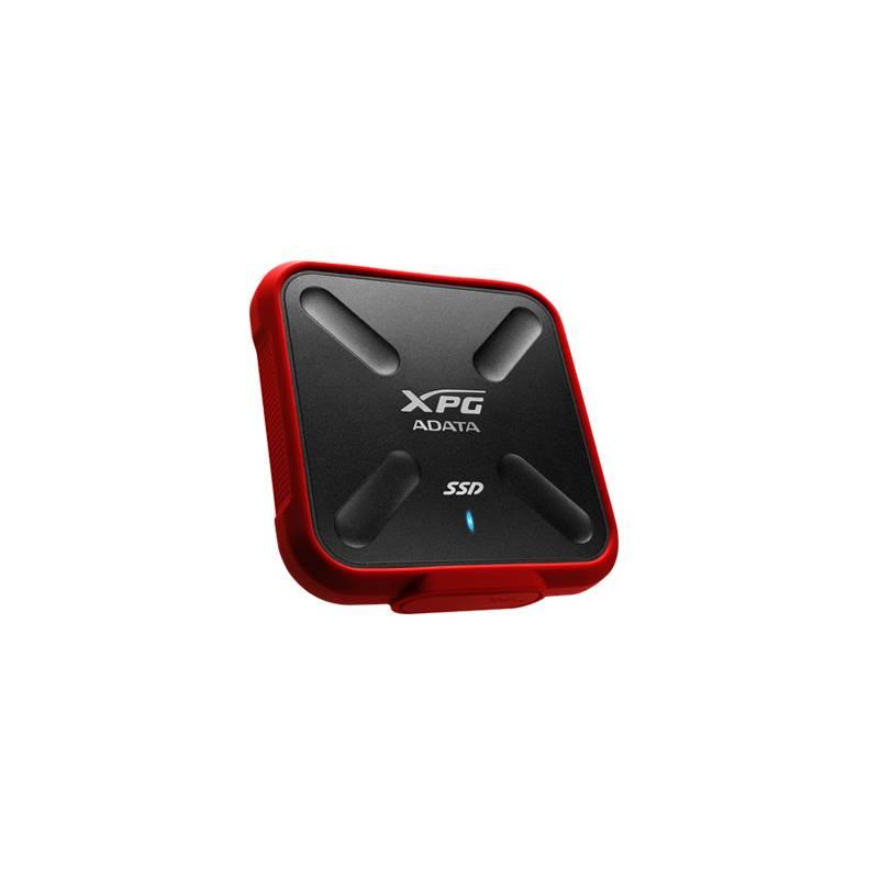 SSD externí ADATA ASD700X 1TB černý červený, SSD, externí, ADATA, ASD700X, 1TB, černý, červený
