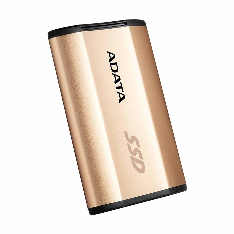 SSD externí ADATA ASE730 512GB zlatý