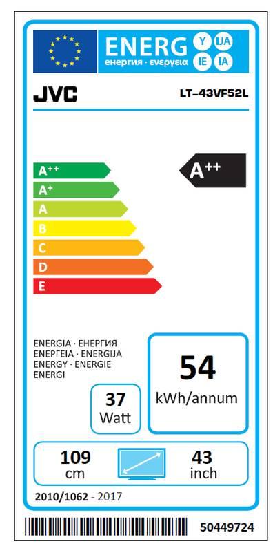 Televize JVC LT-43VF52L černá