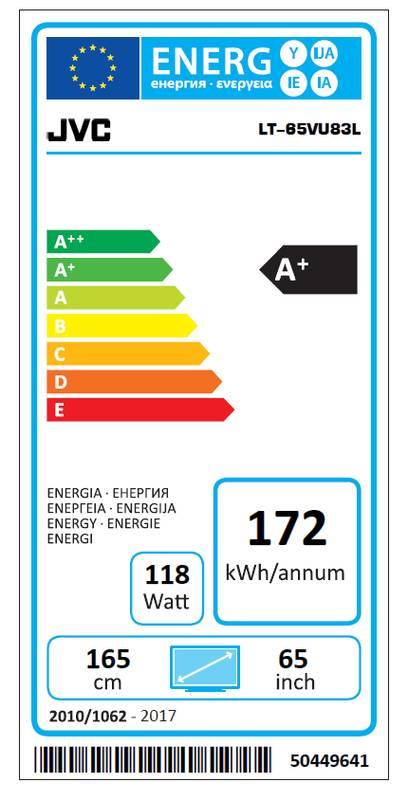 Televize JVC LT-65VU83L černá