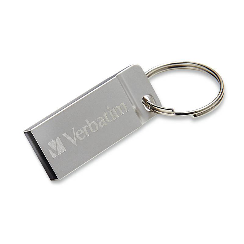 USB Flash Verbatim Store 'n' Go Metal Executive 64GB stříbrný, USB, Flash, Verbatim, Store, 'n', Go, Metal, Executive, 64GB, stříbrný