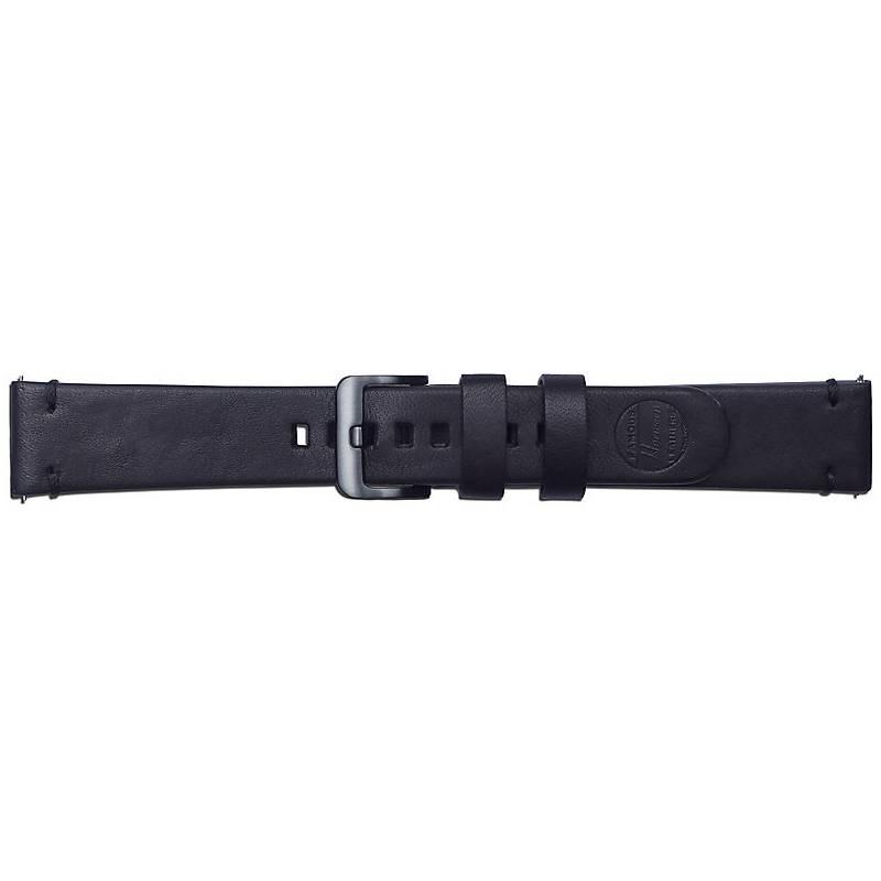 Výměnný pásek Samsung kožený pro Galaxy Watch GP-R815BR 20mm černý