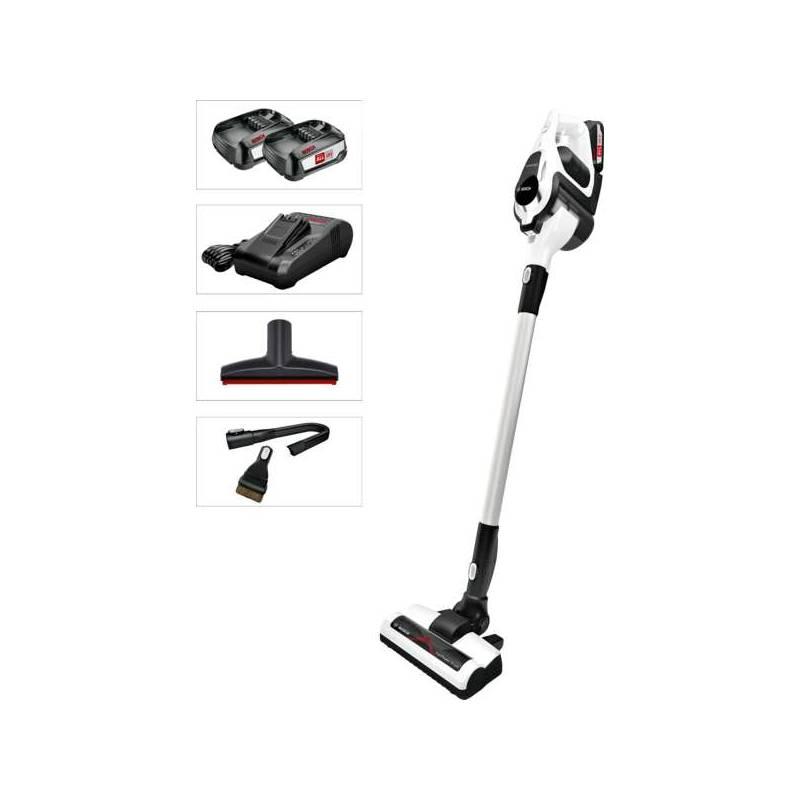 Vysavač tyčový Bosch Unlimited BBS1224 černý bílý chrom