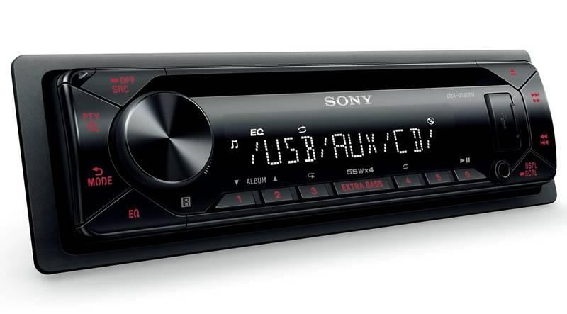 Autorádio s CD Sony CDX-G1300U černé