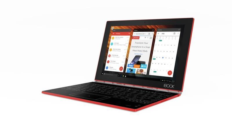 Dotykový tablet Lenovo YOGA Book červený