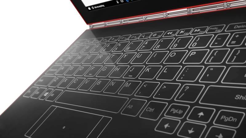 Dotykový tablet Lenovo YOGA Book červený