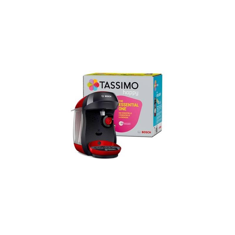 Espresso Bosch Tassimo Happy TAS1003 černé červené