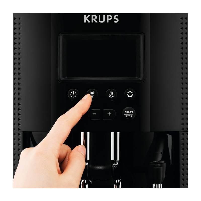 Espresso Krups EA811810 černé stříbrné