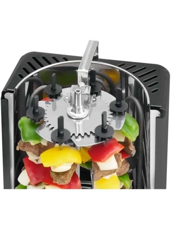 Gril Clatronic Döner DVG 3686 černý nerez