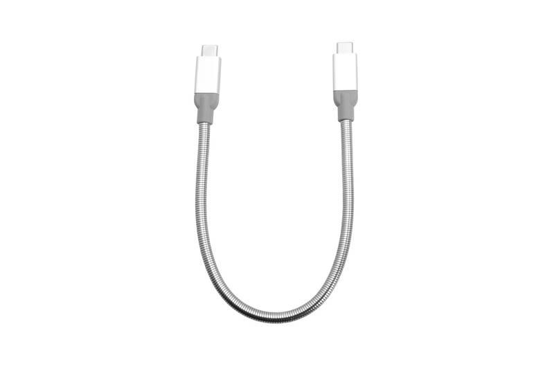 Kabel Verbatim USB-C USB-C, 0,3 m stříbrný
