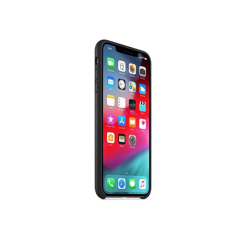 Kryt na mobil Apple Leather Case pro iPhone Xs černý