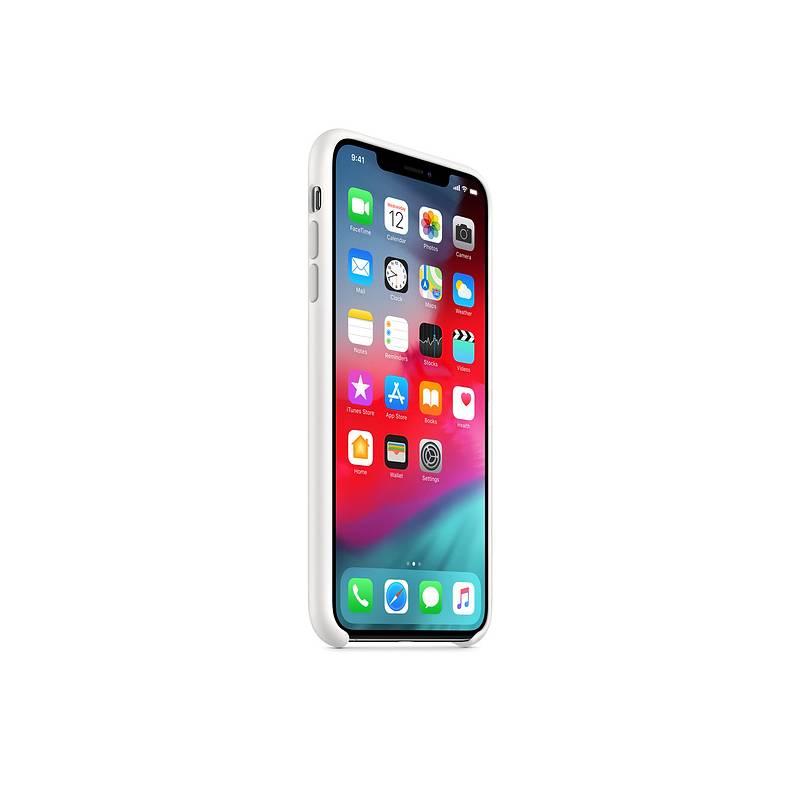 Kryt na mobil Apple Silicone Case pro iPhone Xs Max bílý