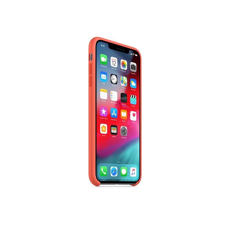 Kryt na mobil Apple Silicone Case pro iPhone Xs Max - nektarinkový
