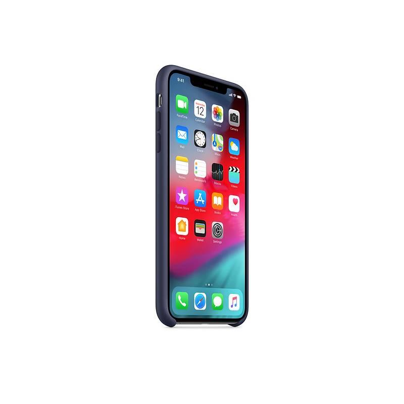 Kryt na mobil Apple Silicone Case pro iPhone Xs Max - půlnočně modrý, Kryt, na, mobil, Apple, Silicone, Case, pro, iPhone, Xs, Max, půlnočně, modrý