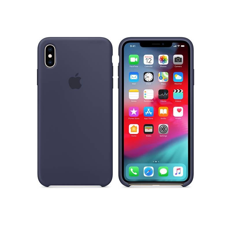 Kryt na mobil Apple Silicone Case pro iPhone Xs - půlnočně modrý