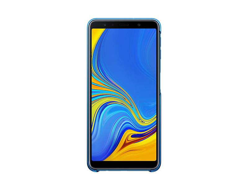 Kryt na mobil Samsung Gradation cover pro A7 modrý
