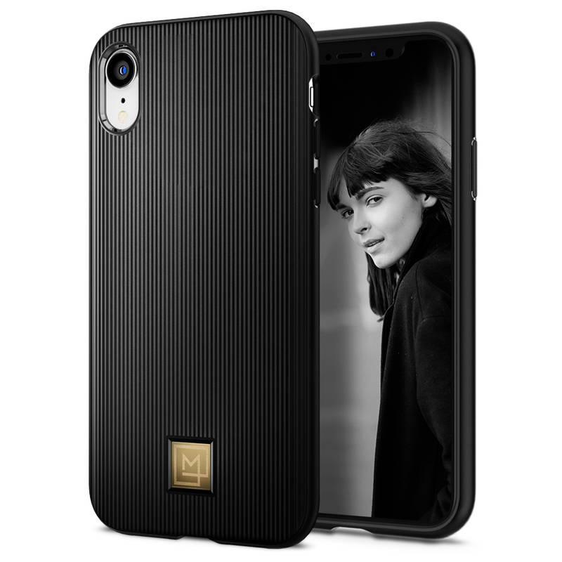 Kryt na mobil Spigen La Manon Classy pro Apple iPhone XR černý