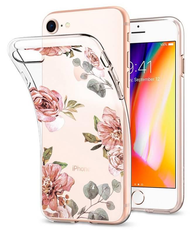 Kryt na mobil Spigen Liquid Crystal Aquarelle pro Apple iPhone 8 7 - růže